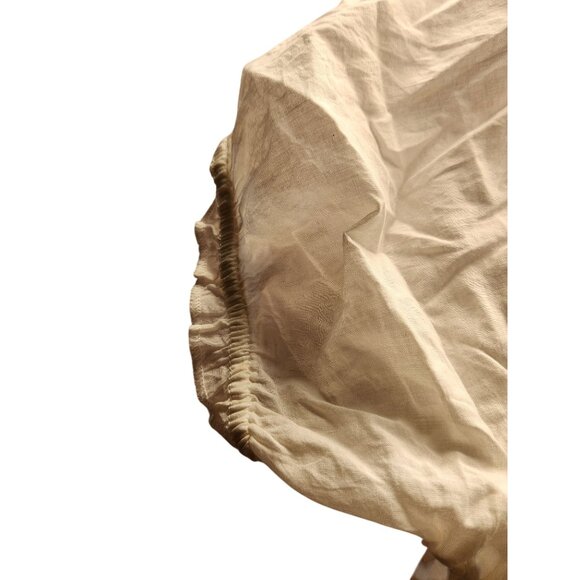 ETC Lazy Daisy Women's Bohemian White Eyelet Cotton Tiered Dress US/L NWT - Picture 10 of 11